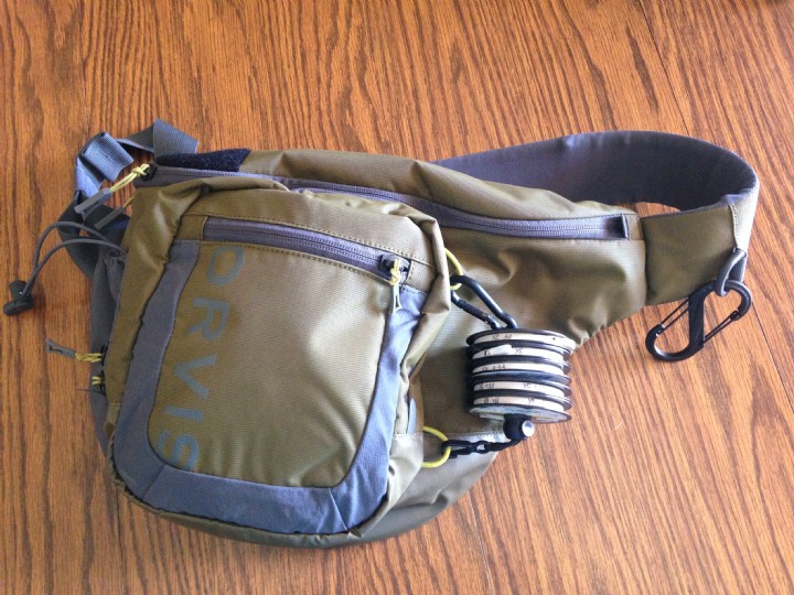 Orvis Safe Passage Sling Pack Fly Fishing Green