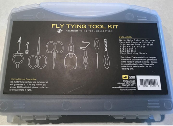 Loon Core Fly Tying Tool Kit w/ Travel Case & Base Ergo Tools